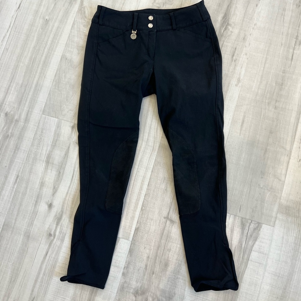 Pikeur Ciara Knee Patch Breeches. Navy. Women’s 24.